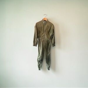 RtA Olive Green Utility Jumpsuit